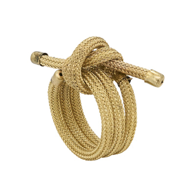 Knotted Rope Napkin Ring, Set of 4